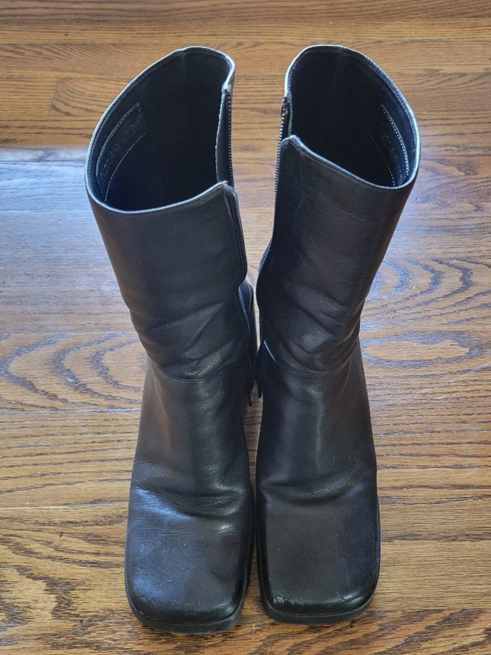 black Enzo Angiolini boots size 8